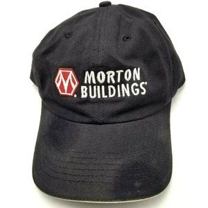 Morton Buildings Hat Cap Strapback Black Airplane Hangars Horse Barns Farm